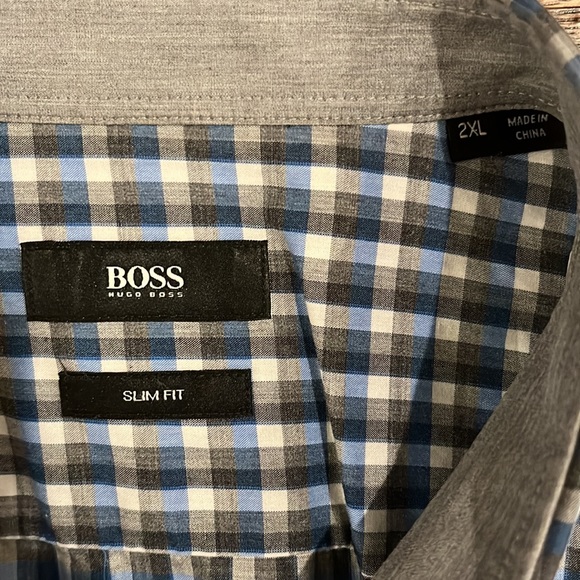 Boss Slim Fit Men's Shirt 2 XL - Picture 3 of 4